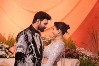 Bellamkonda Sai Sreenivas Kavya Reddy Wedding Reception Photos